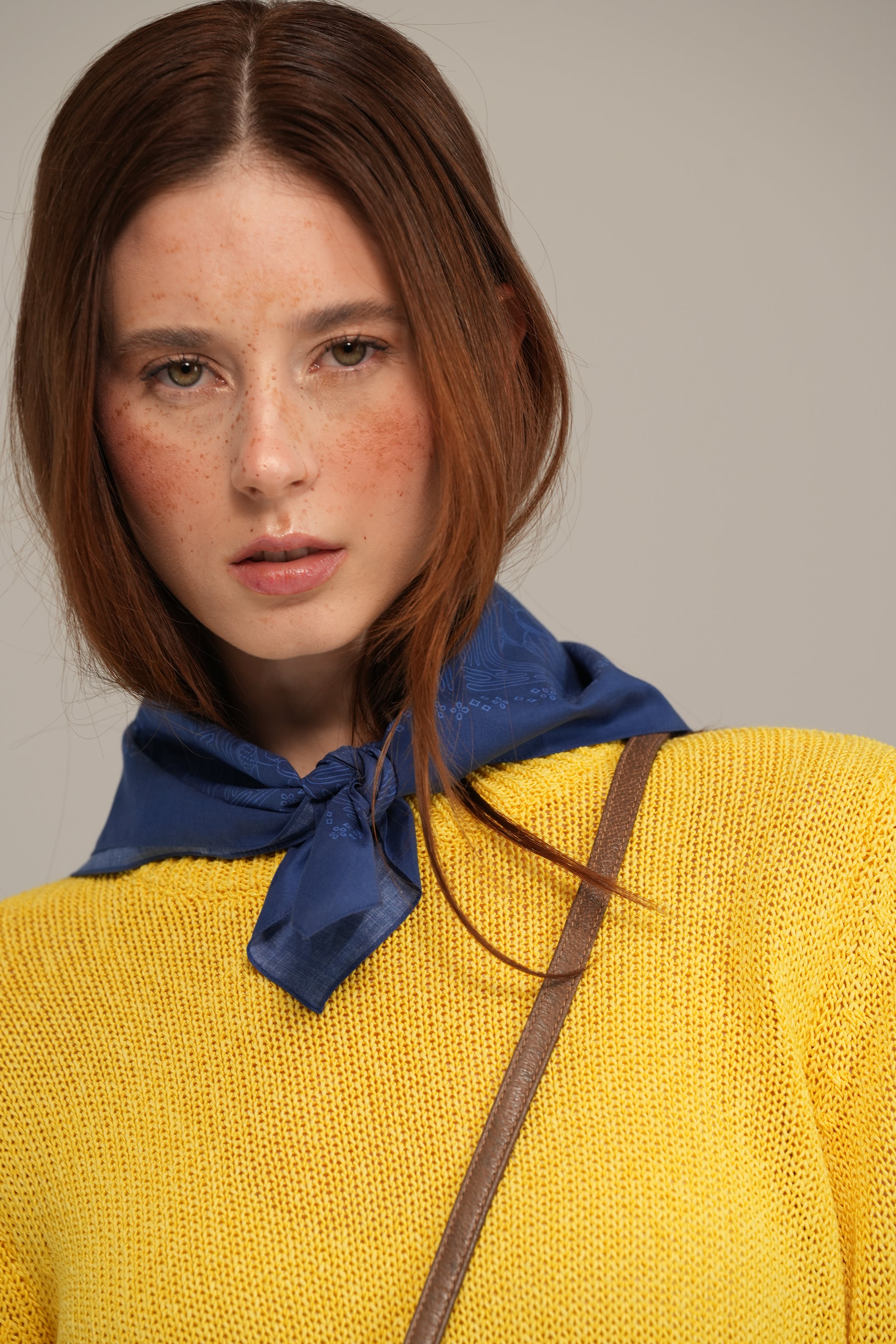 The Girl Who Loves Reading Night Blue Cotton Bandana