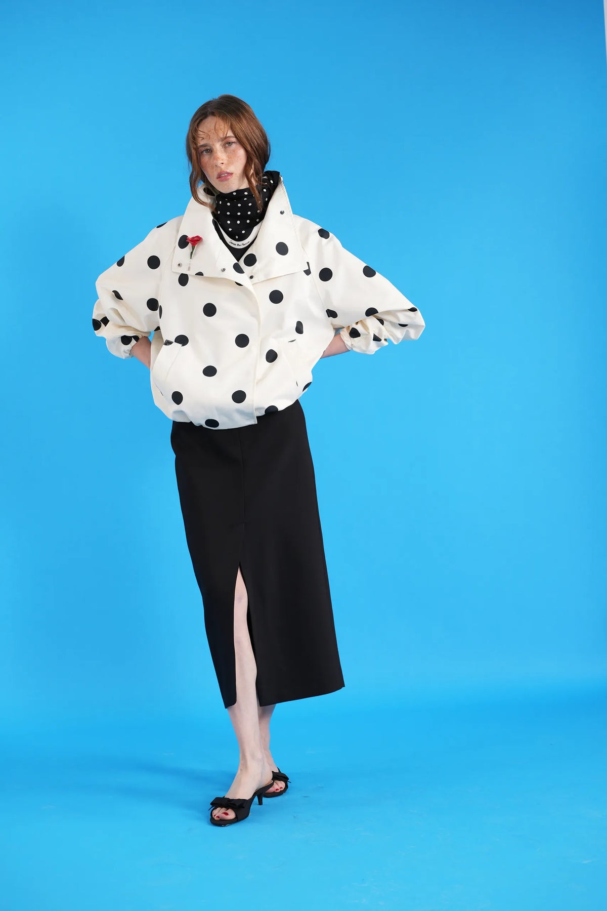 Polka Dots Black
