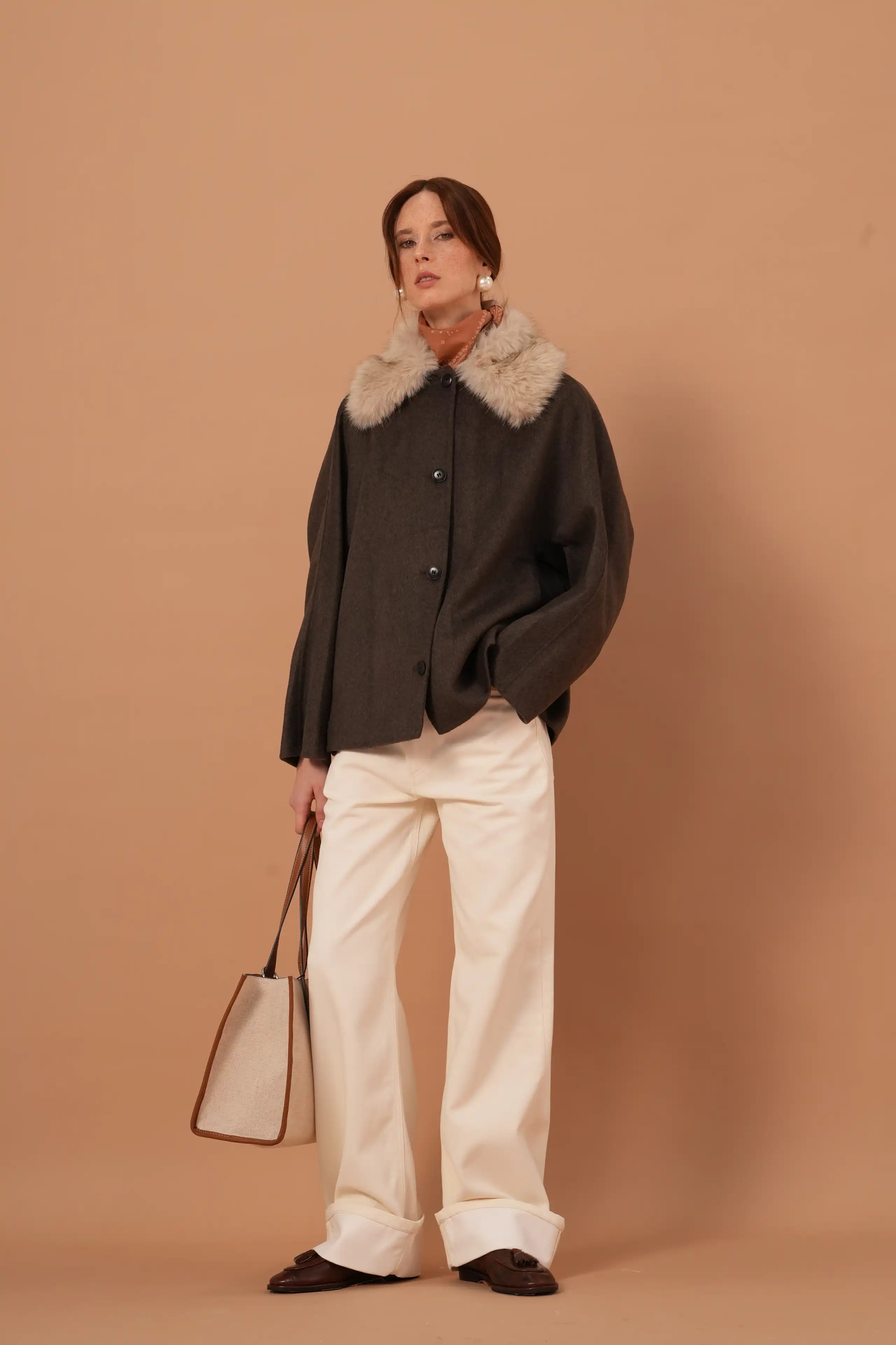 The Girl Who Loves Reading Brick Red Cotton Bandana