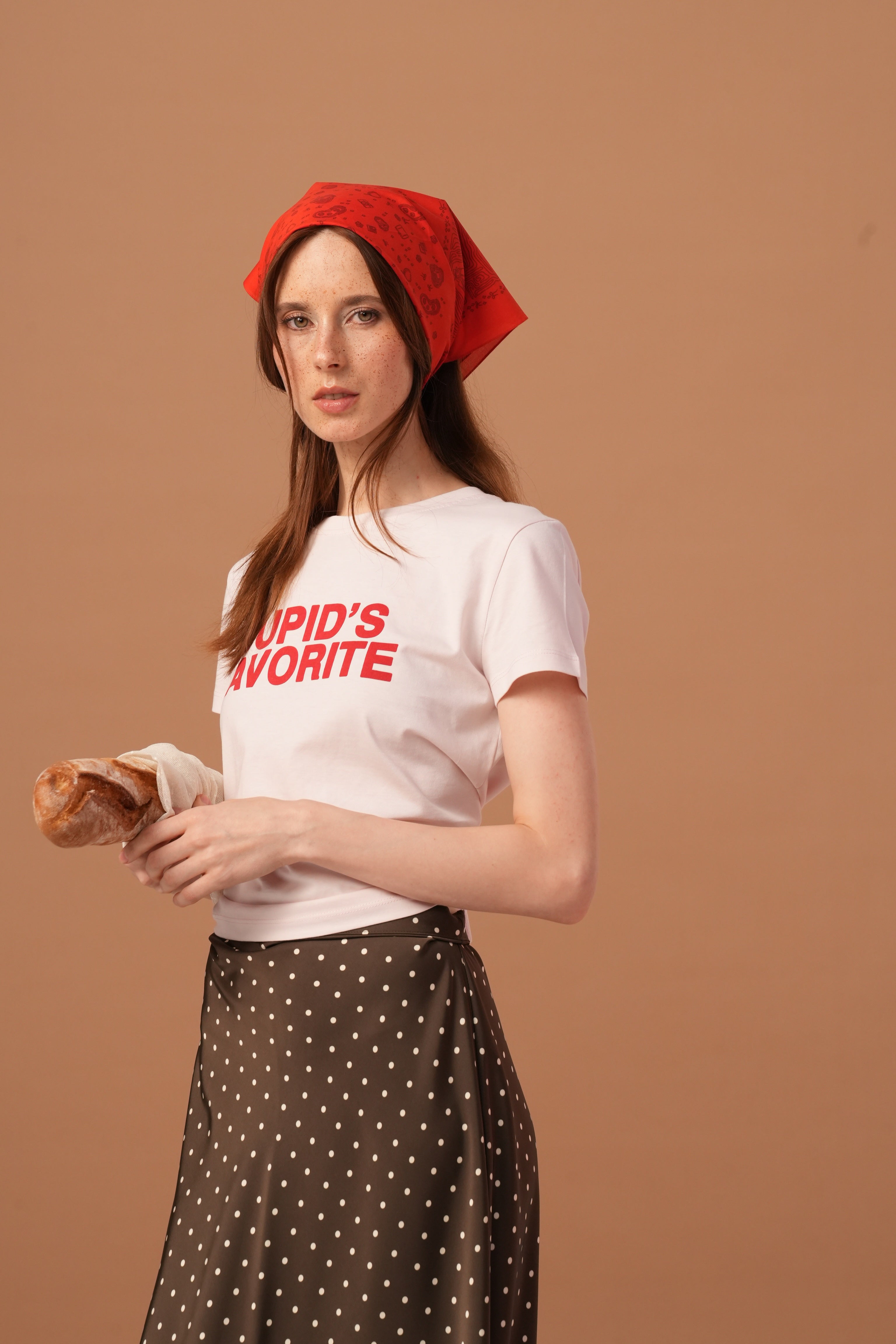 Globe Trotter Strawberry Red Cotton Bandana