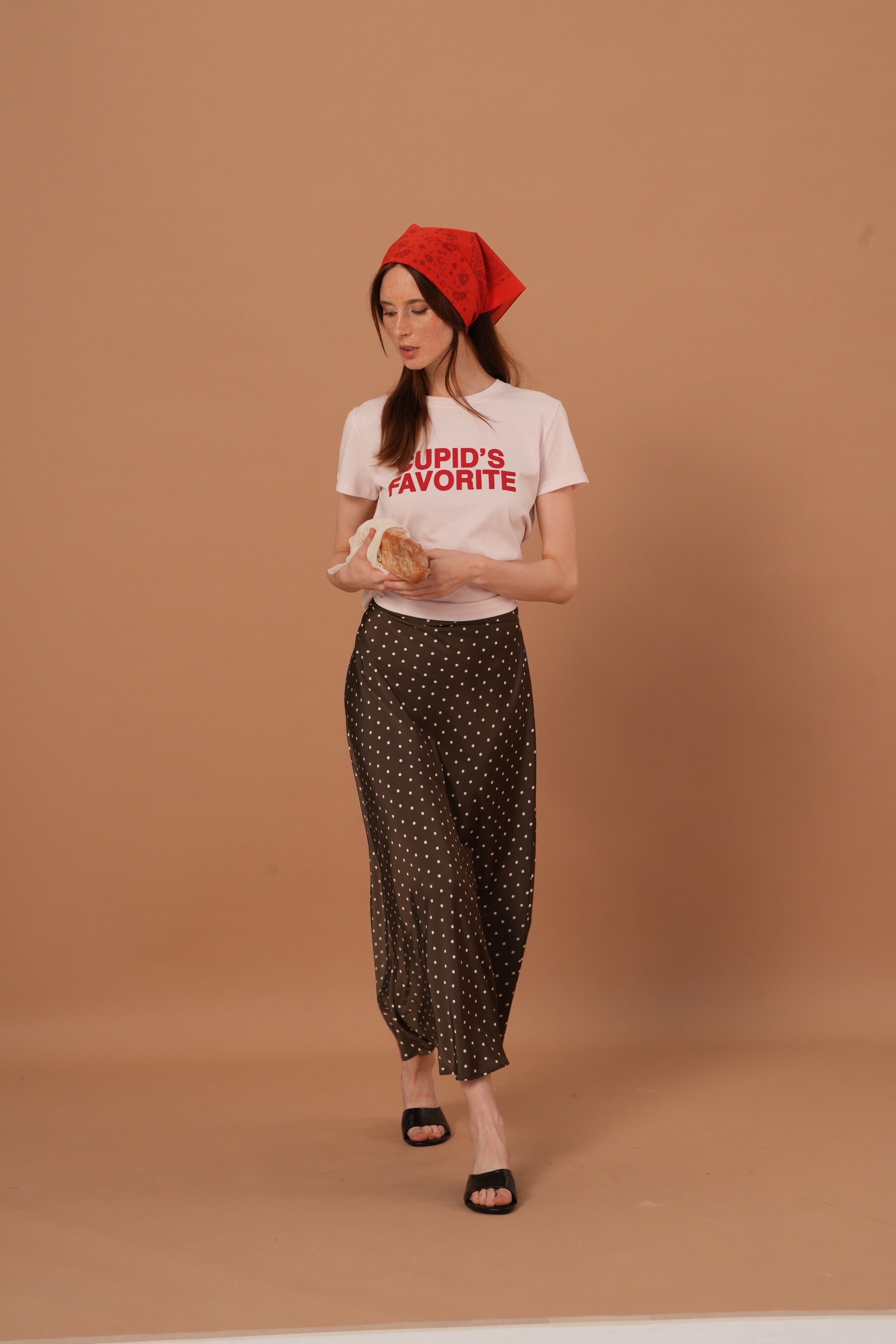 Globe Trotter Strawberry Red Cotton Bandana