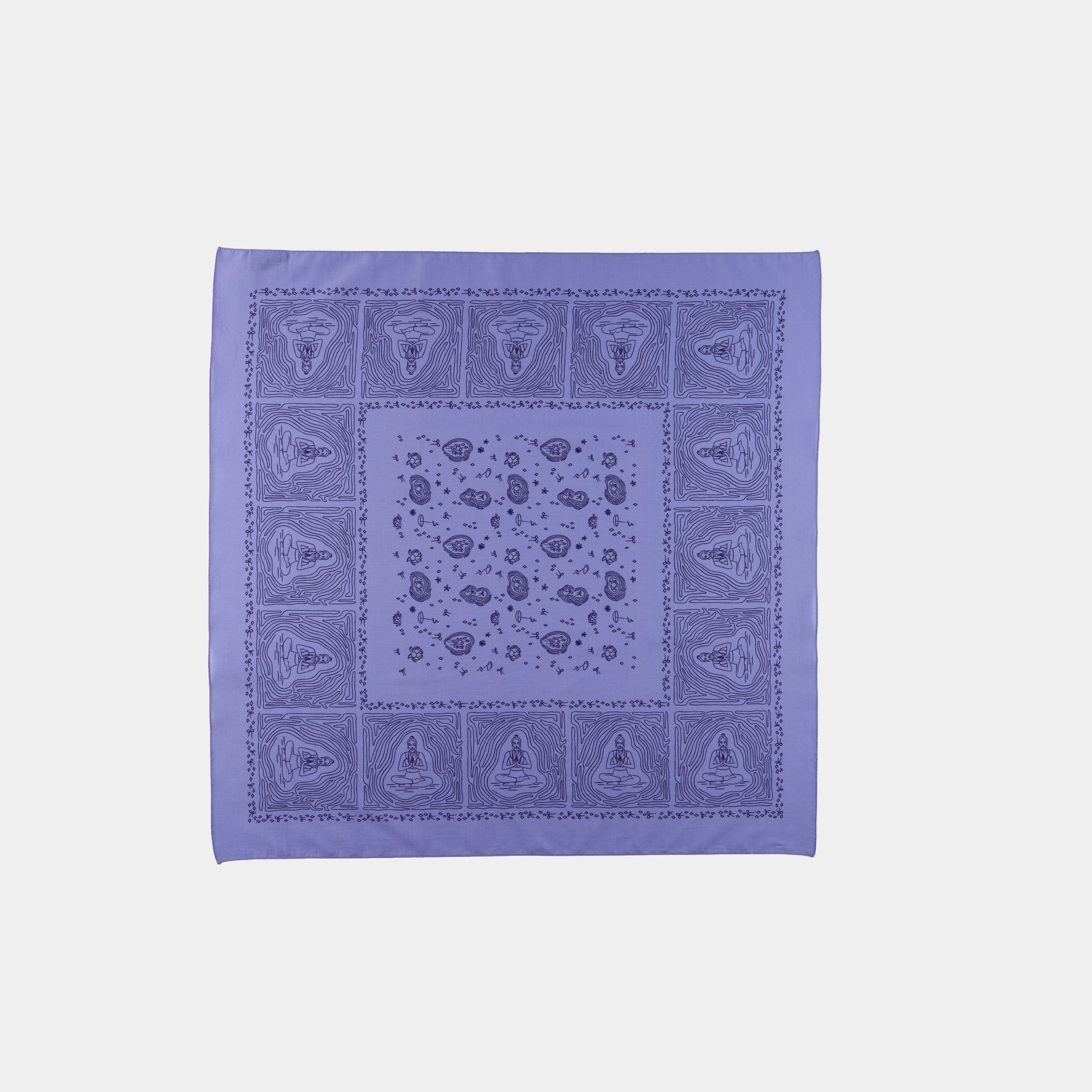 Flow Violet Cotton Bandana