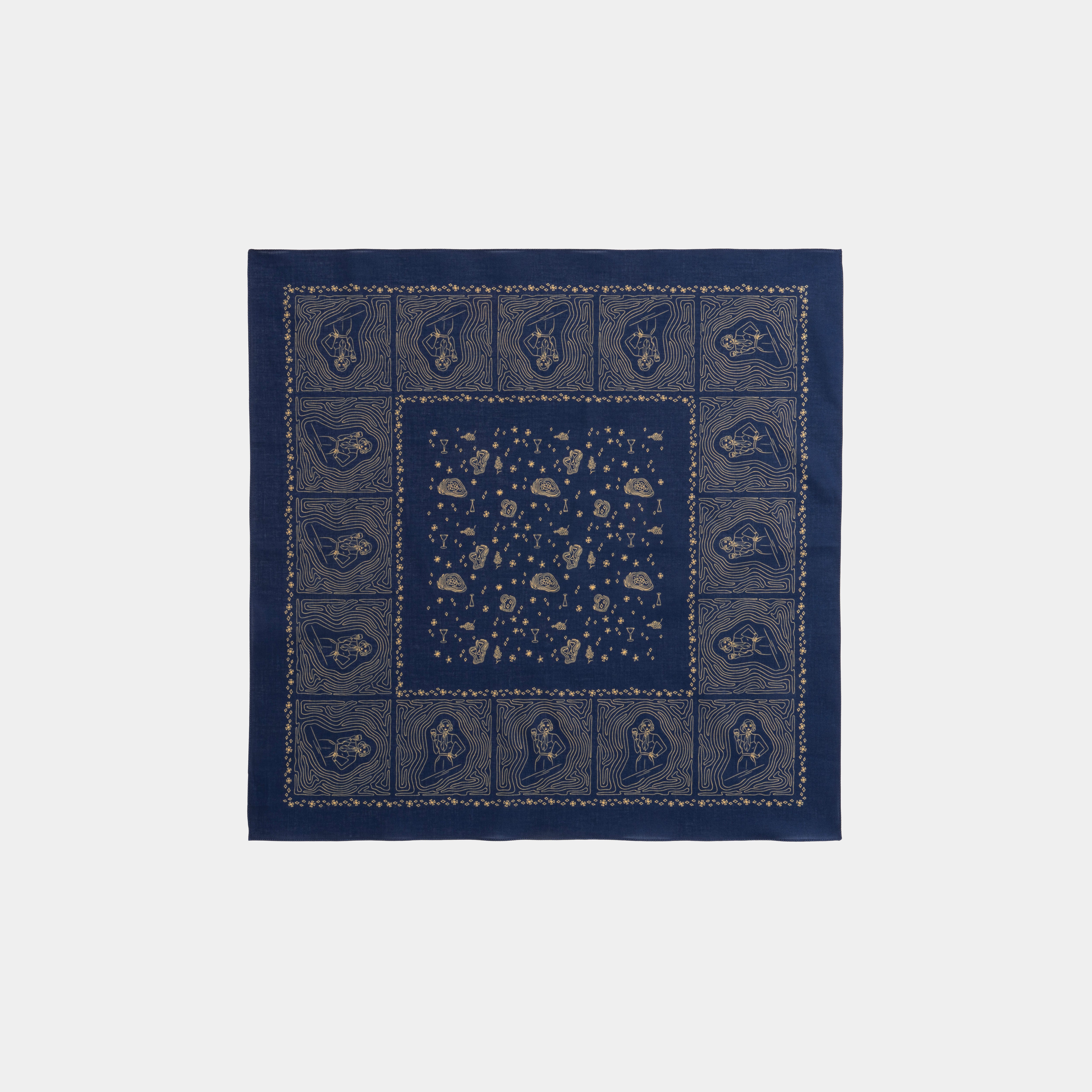 Vino Lover Navy Blue