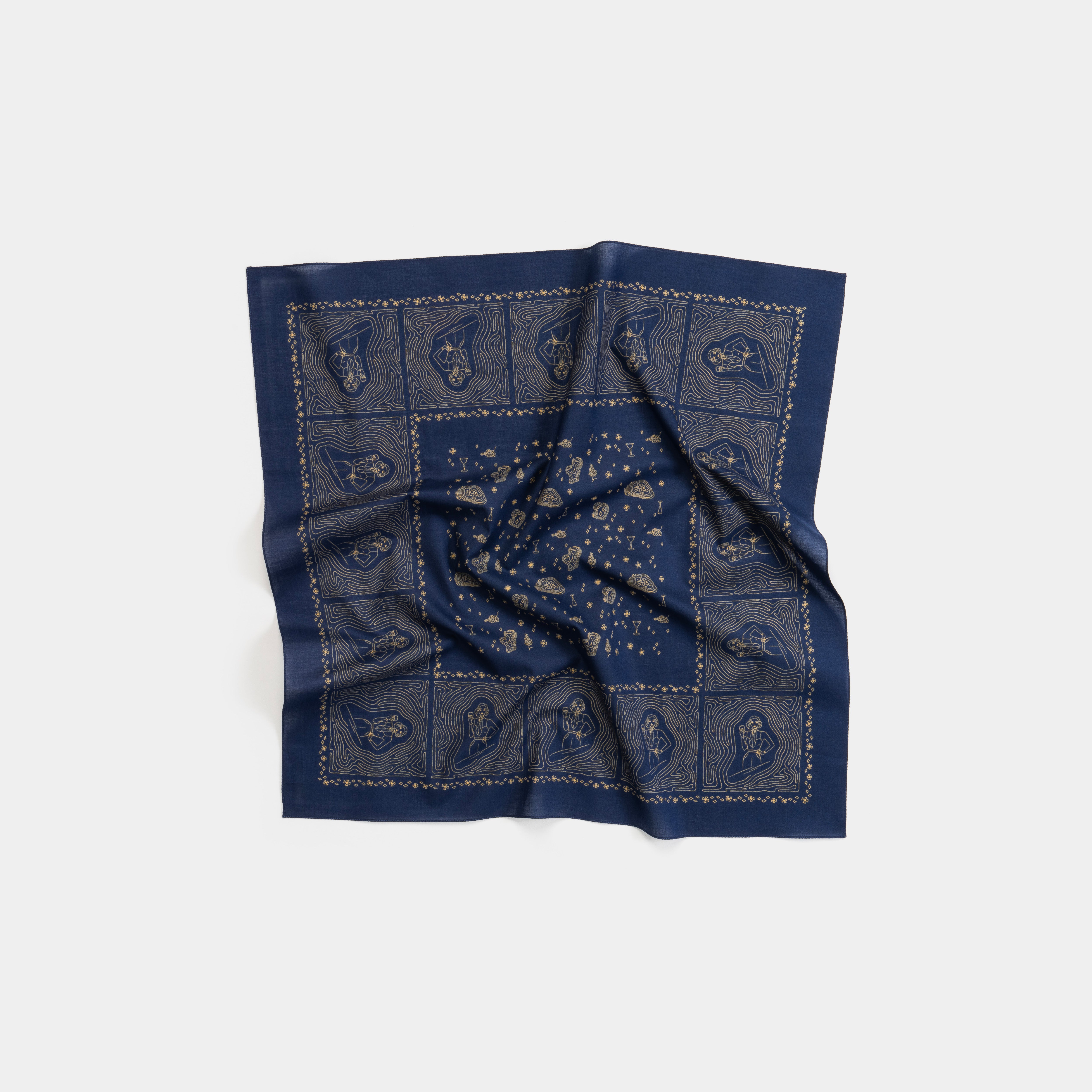 Vino Lover Navy Blue