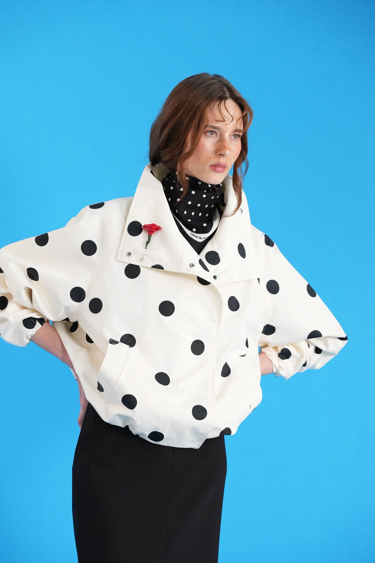 Polka Dots Black