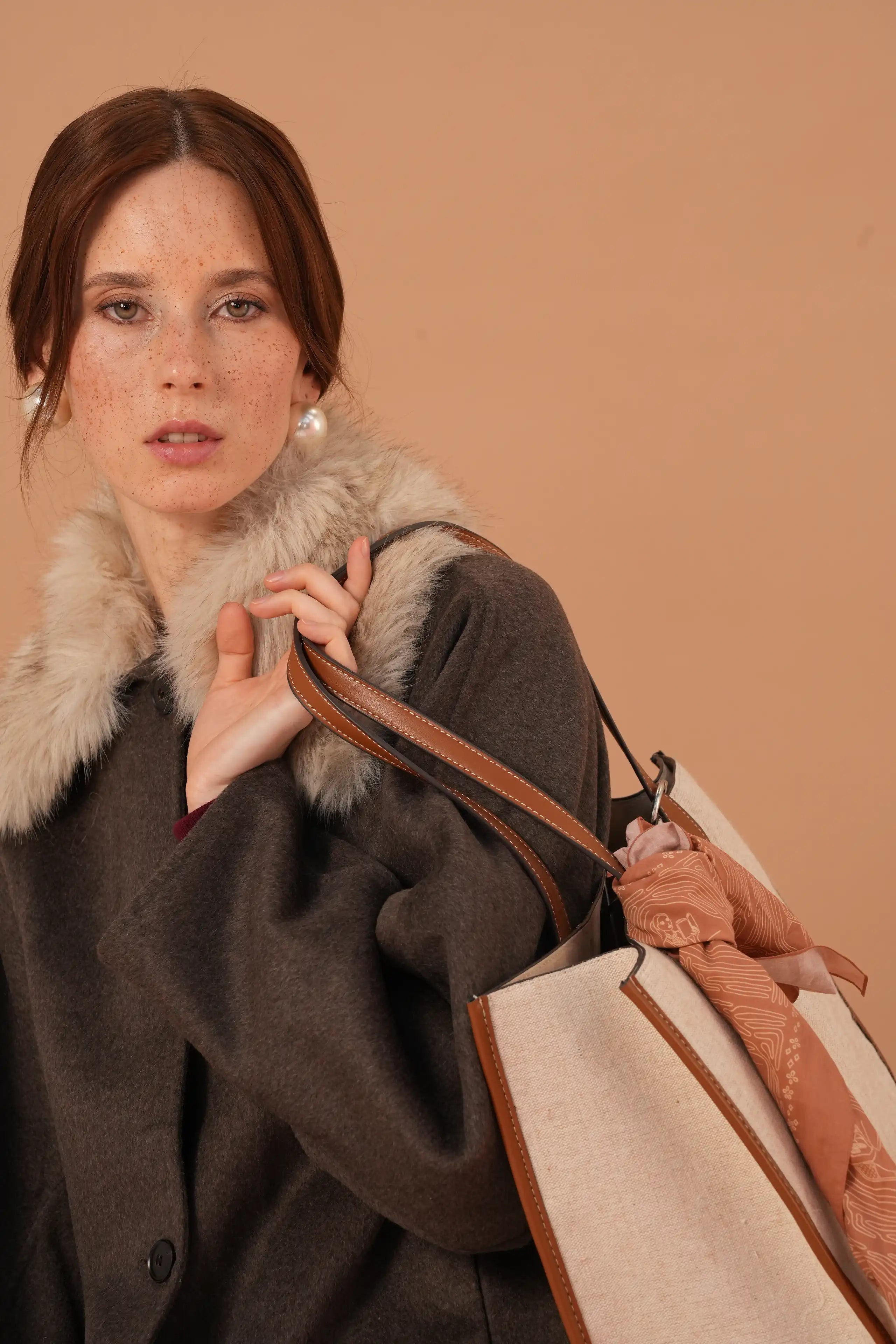 The Girl Who Loves Reading Brick Red Cotton Bandana