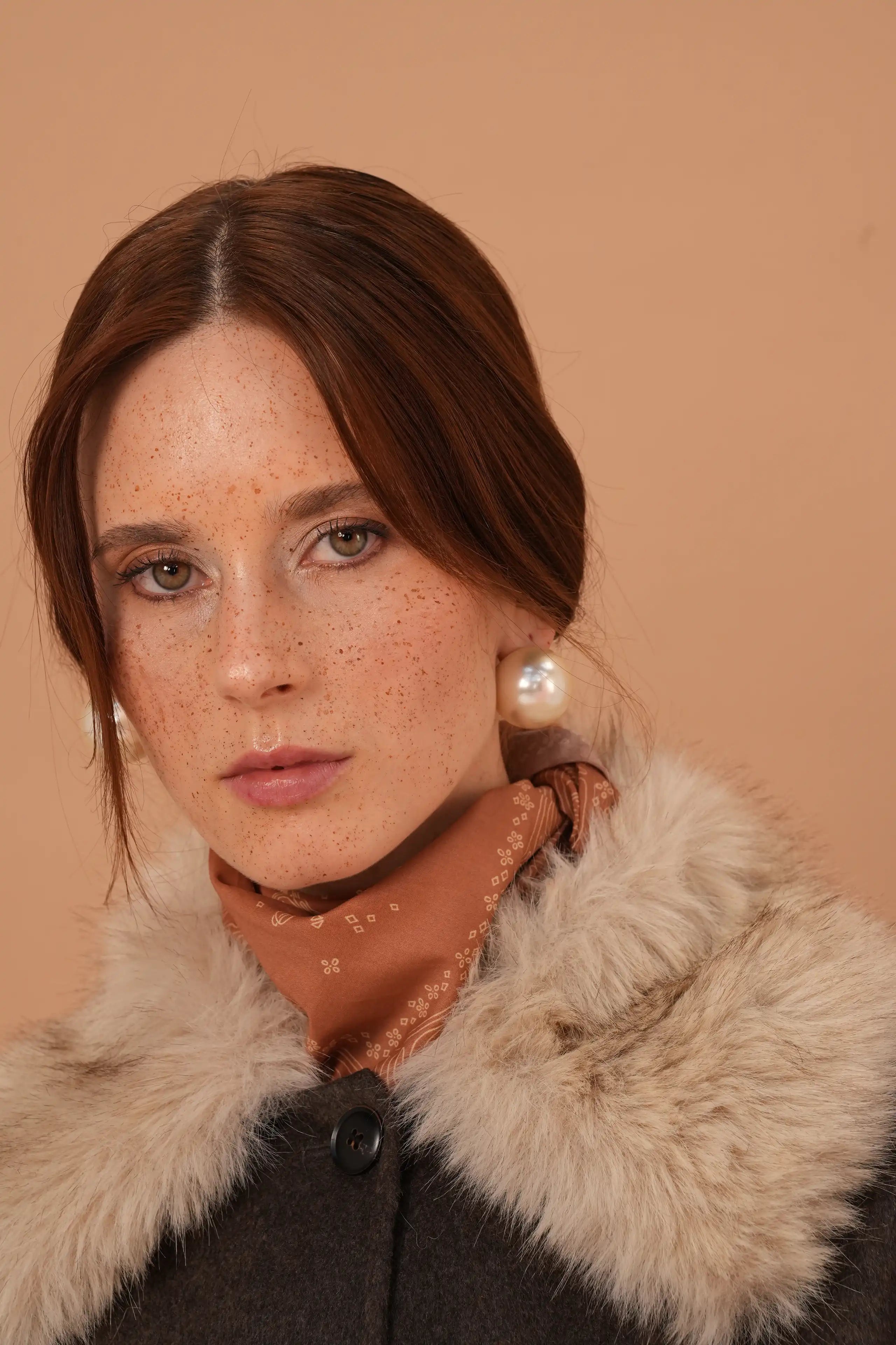 The Girl Who Loves Reading Brick Red Cotton Bandana